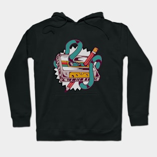 retro music cassette Hoodie